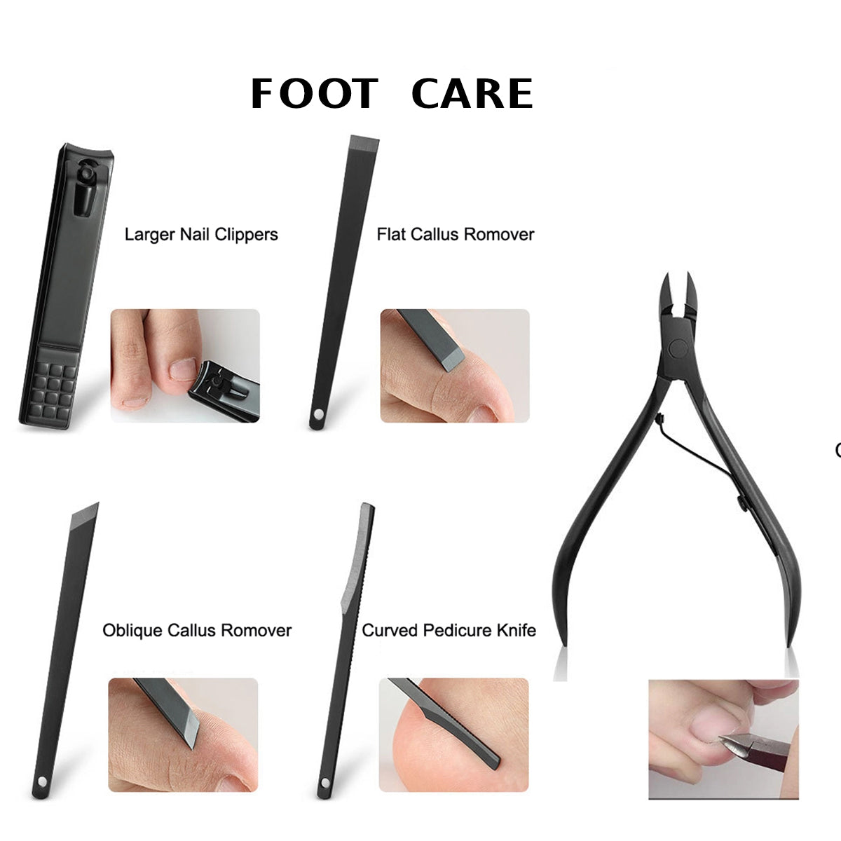 Foshan Fengdeli Factory Ingrown No Splash Finger Toe Tip Heavy Duty Nail  Cutter Clipper with with Long Scissor Handle - China Toe Nail Clipper and  Manicure Set price | Made-in-China.com